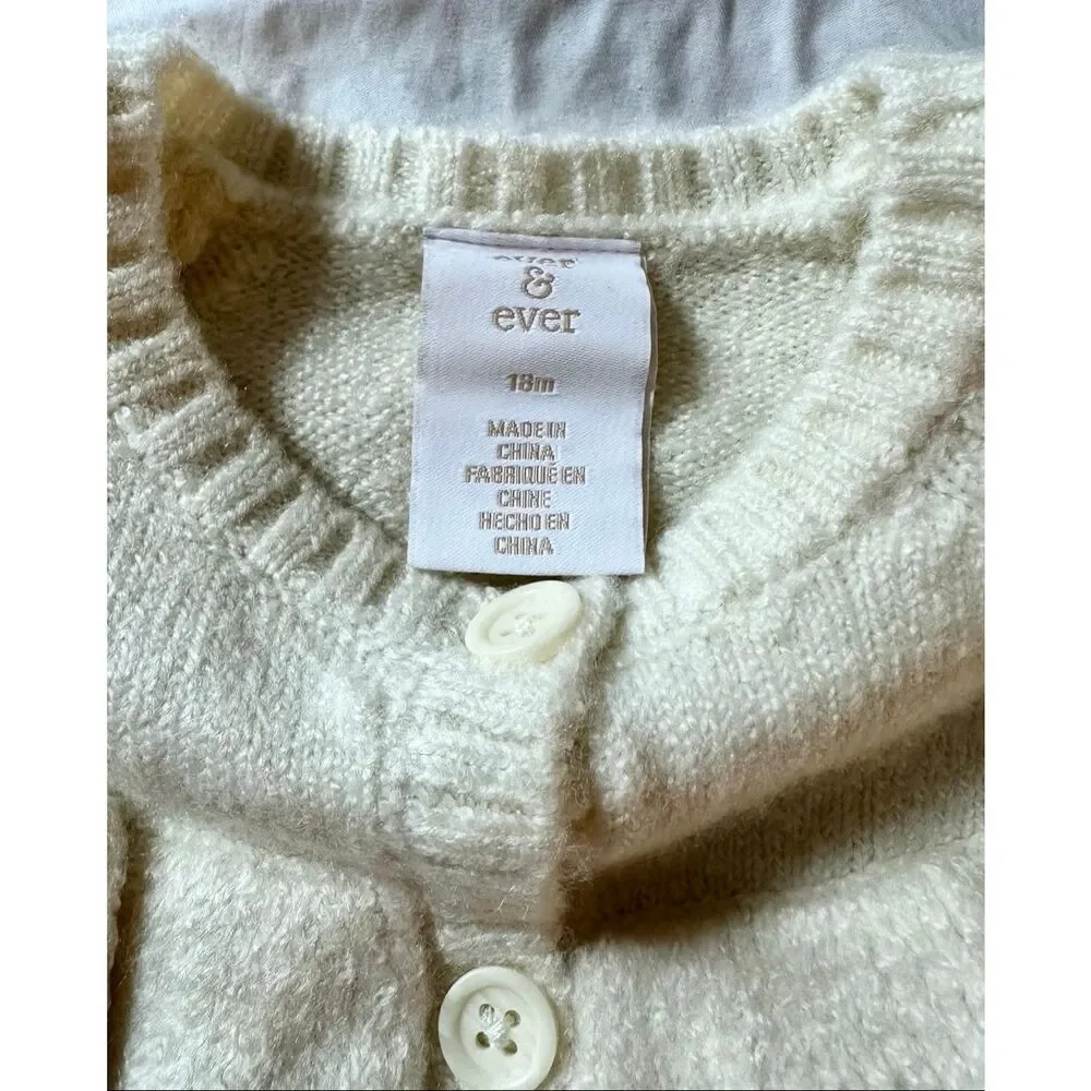 NWT, Soft Toddler Cardigan Sweater, 18M
